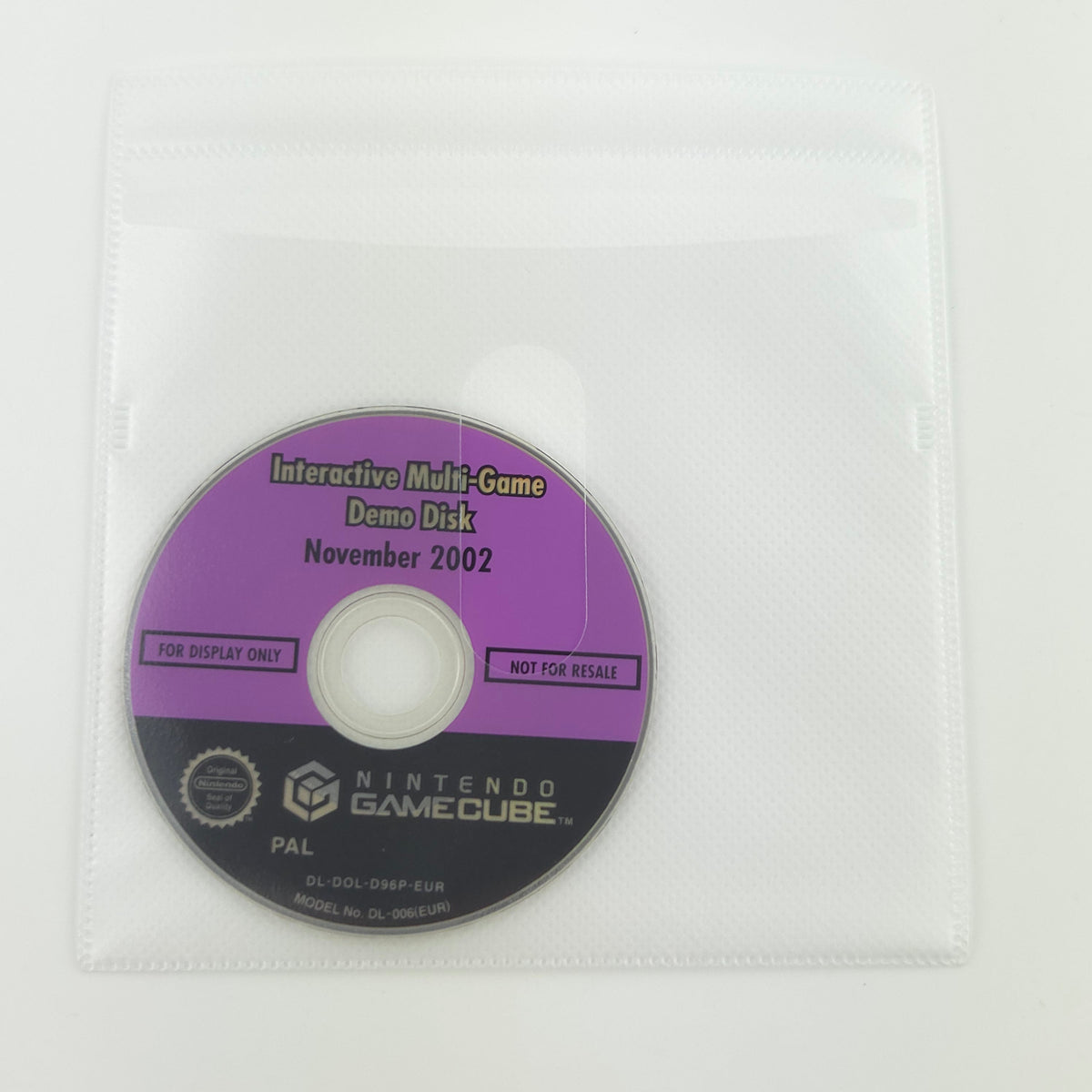 Nintendo GameCube Zubehör – Interactive Multi-Game Demo Disk
