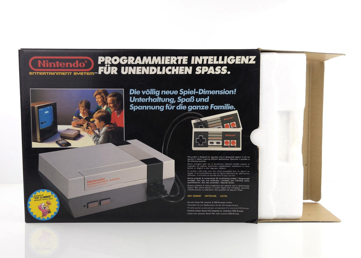 NES Konsole Ice Climber Bundle Set OVP deutsche Erstausgabe
