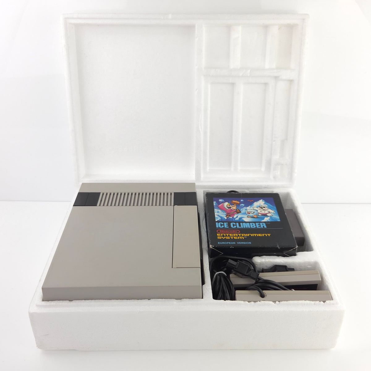 NES Konsole Ice Climber Bundle Set OVP deutsche Erstausgabe