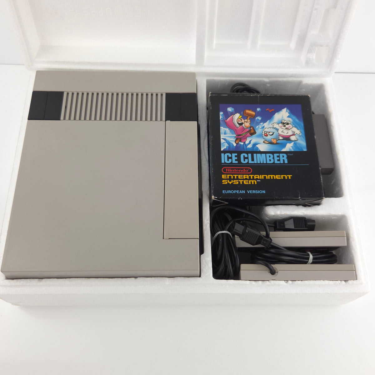 NES Konsole Ice Climber Bundle Set OVP deutsche Erstausgabe