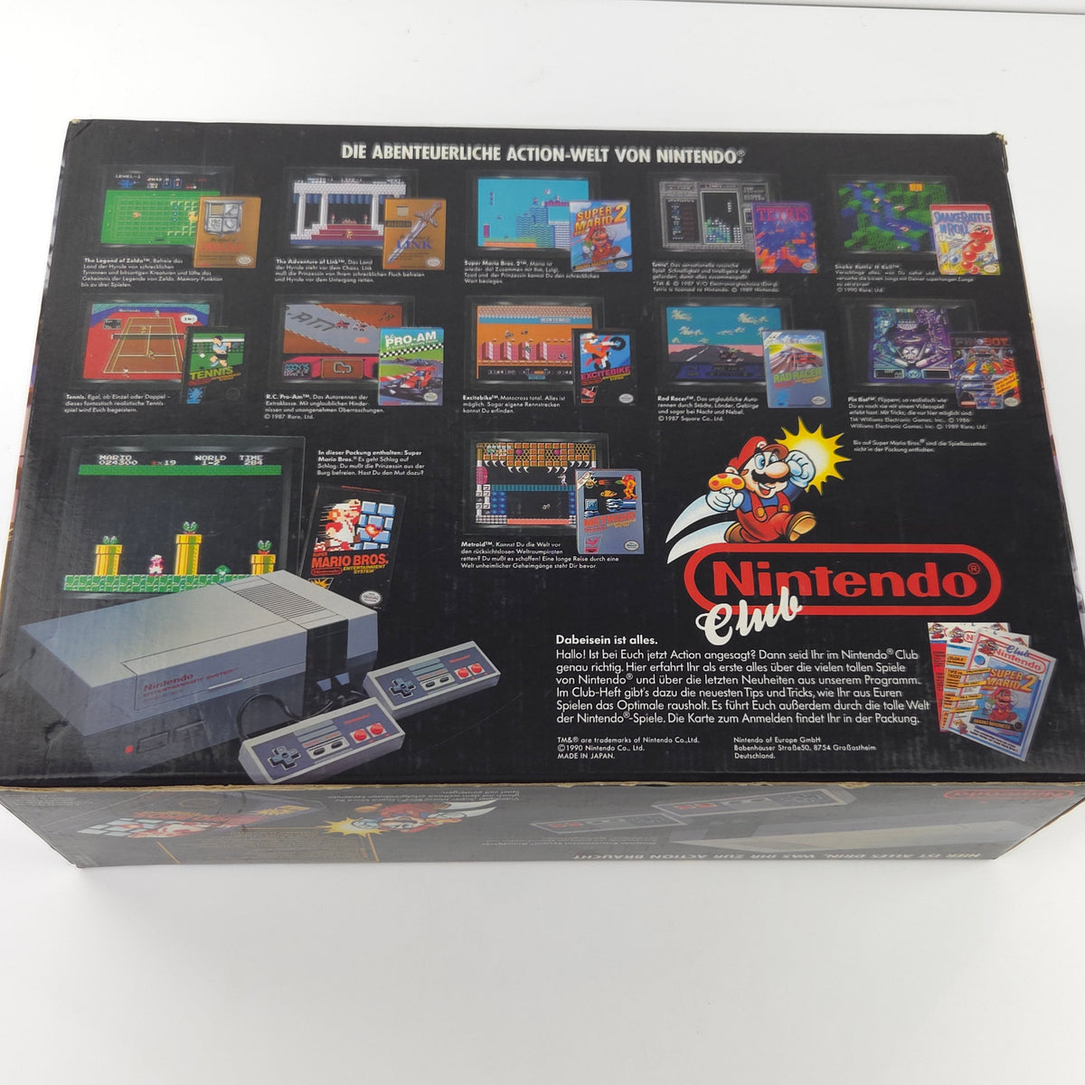 Nintendo NES Konsole Super Mario Set OVP