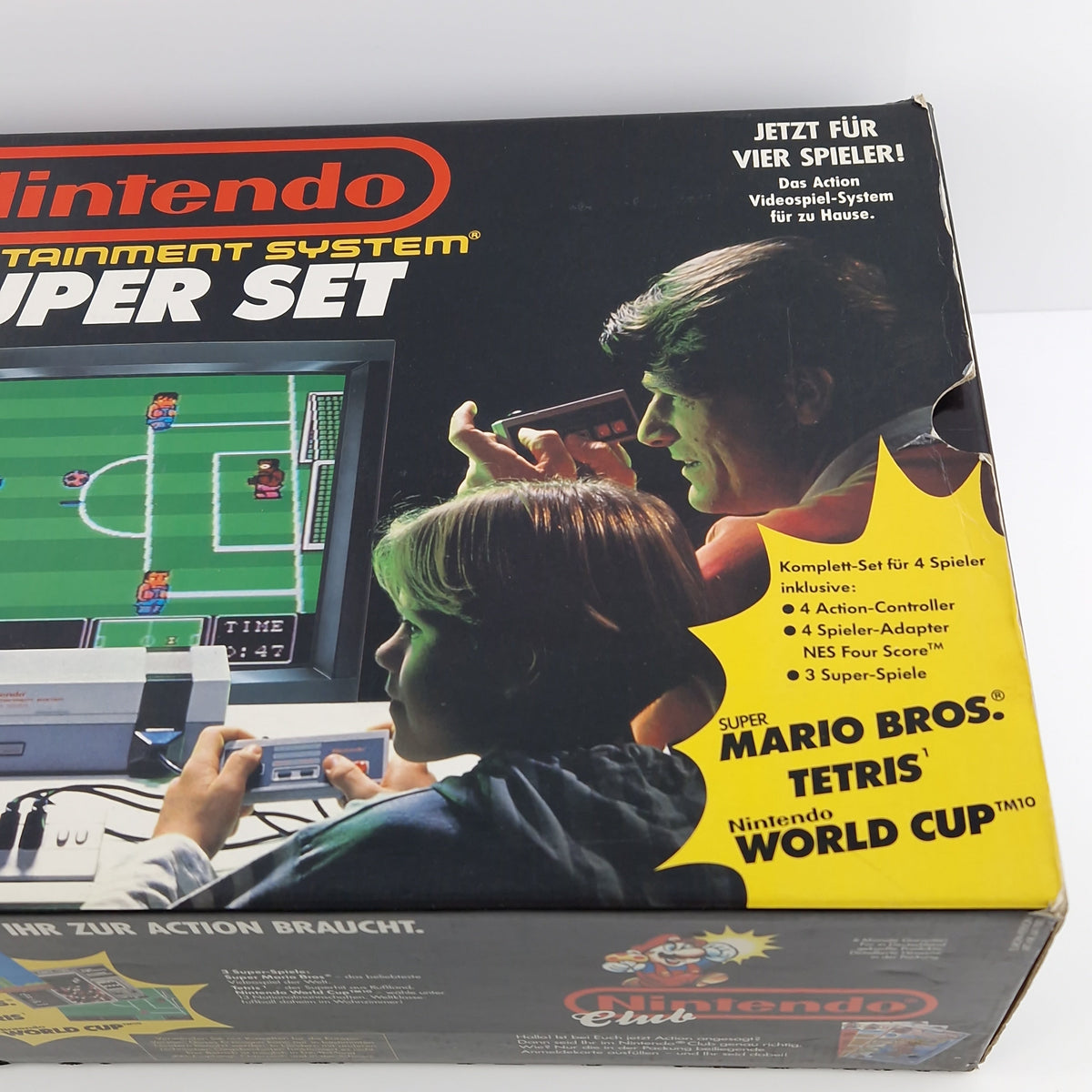 Nintendo NES Konsole Super Set 4 Player Bundle OVP PAL