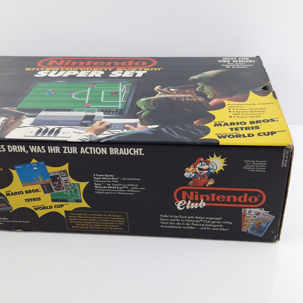 Nintendo NES Konsole Super Set 4 Player Bundle OVP PAL
