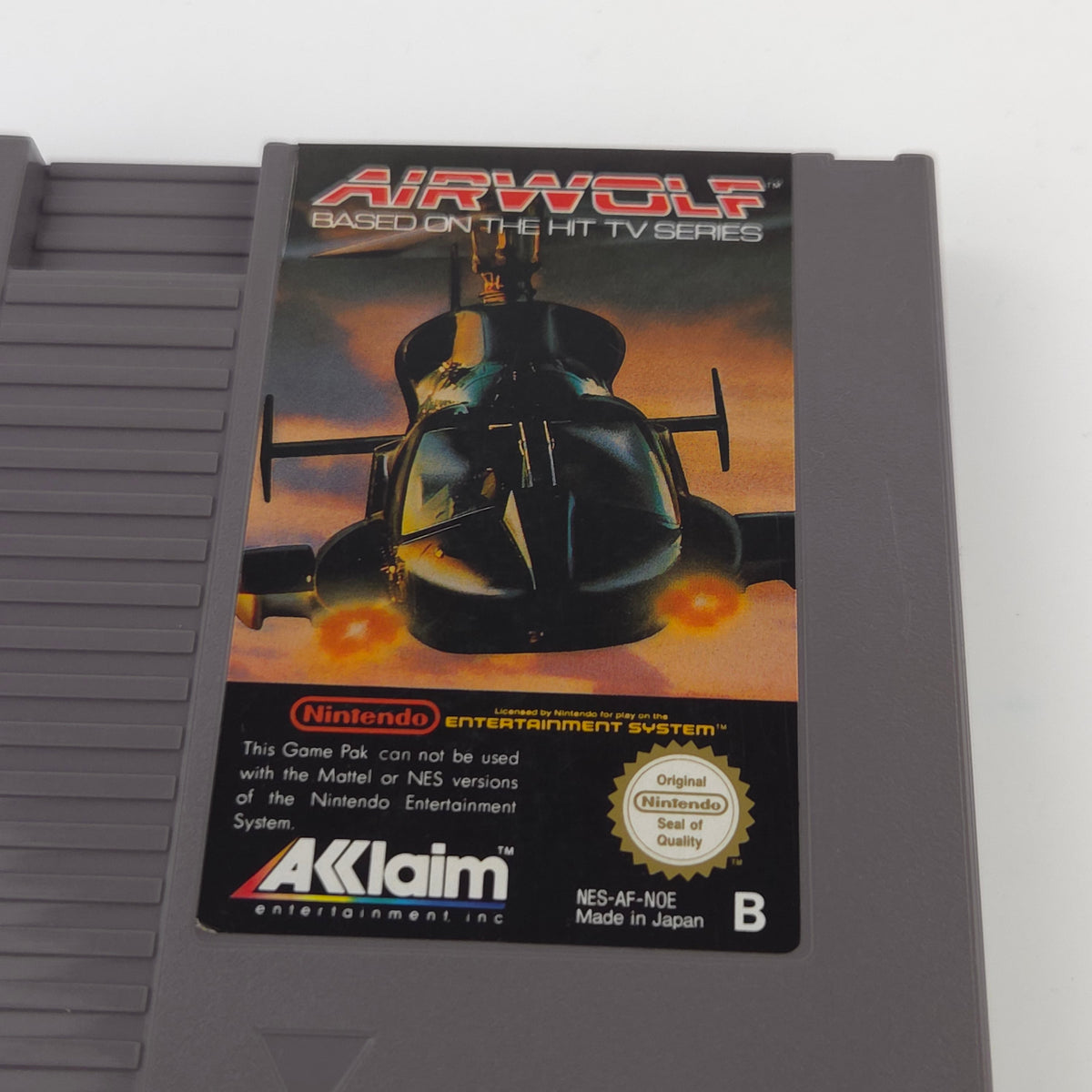 Nintendo NES Spiel Airwolf TV Serie Modul PAL NOE