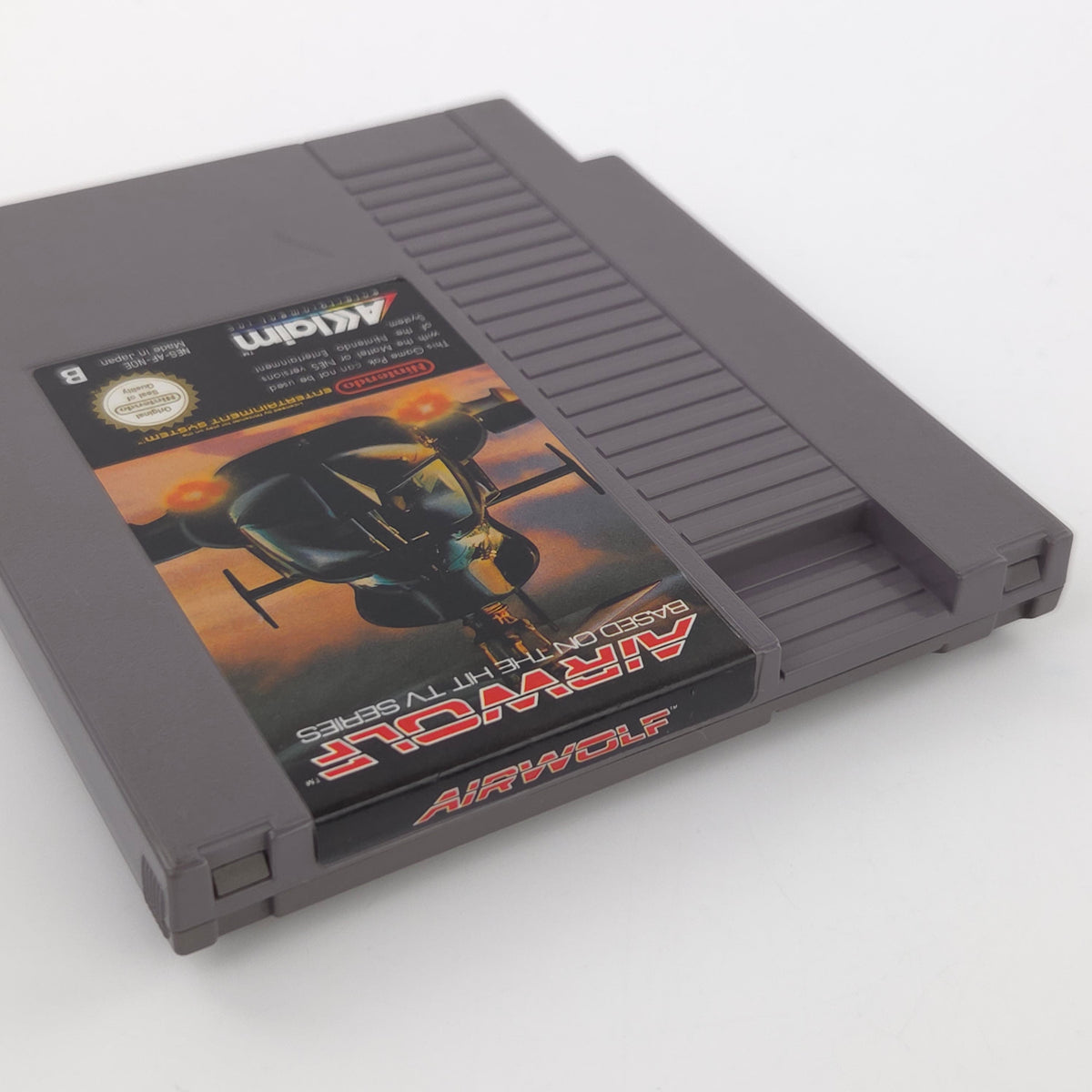Nintendo NES Spiel Airwolf TV Serie Modul PAL NOE