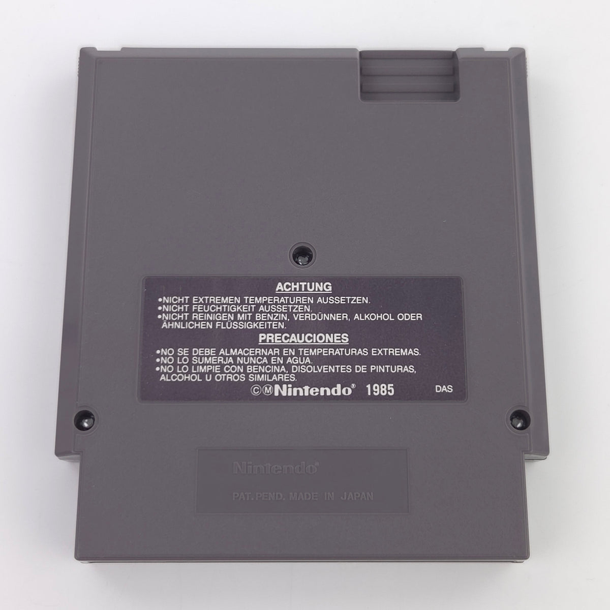 Nintendo NES Spiel Alpha Mission SNK Modul Schutzhülle
