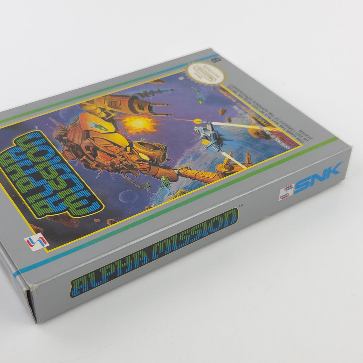 Nintendo NES Spiel – Alpha Mission (OVP CIB PAL)