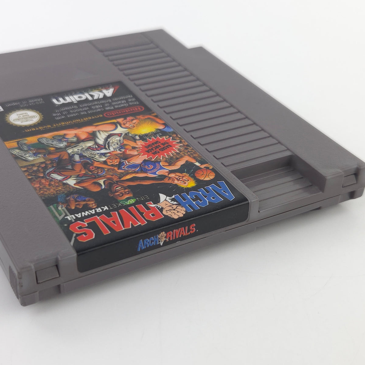 NES Spiel Arch Rivals Modul Schutzhülle PAL NOE Basketball