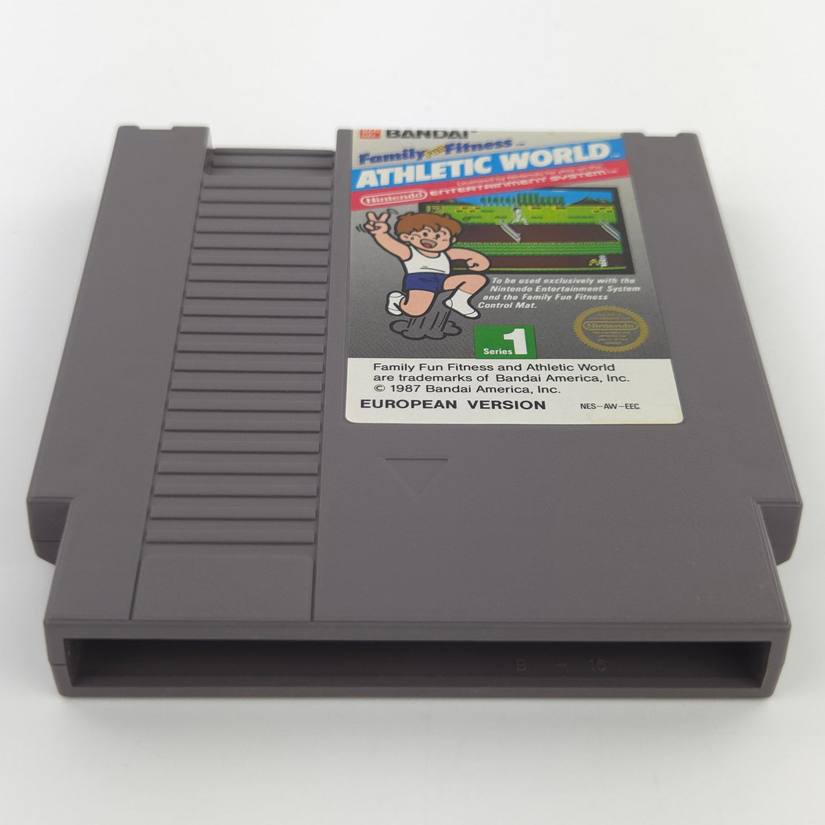 Nintendo NES Spiel Athletic World Modul Schuber PAL-B