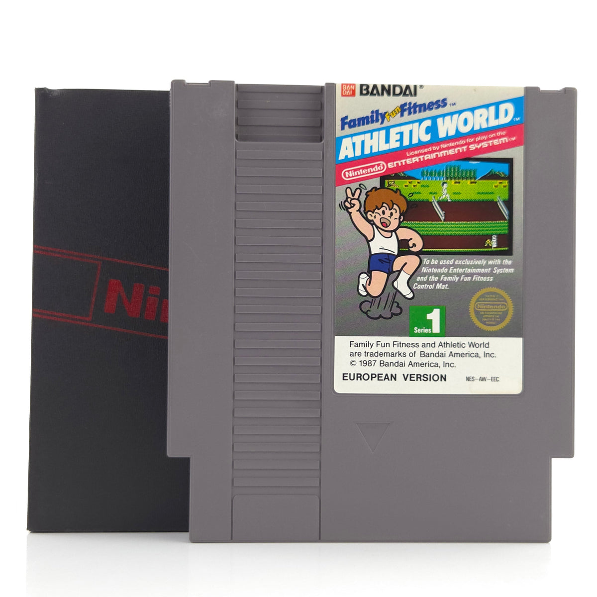 Nintendo NES Spiel Athletic World Modul Schuber PAL-B