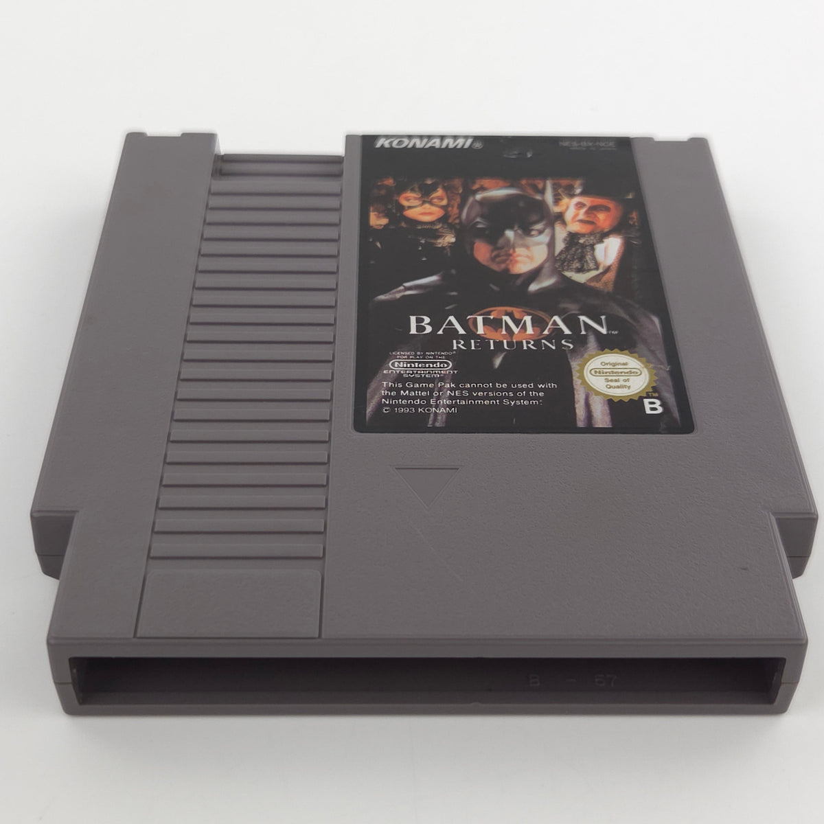 Nintendo NES Spiel Batman Returns Modul Schutzhülle NOE
