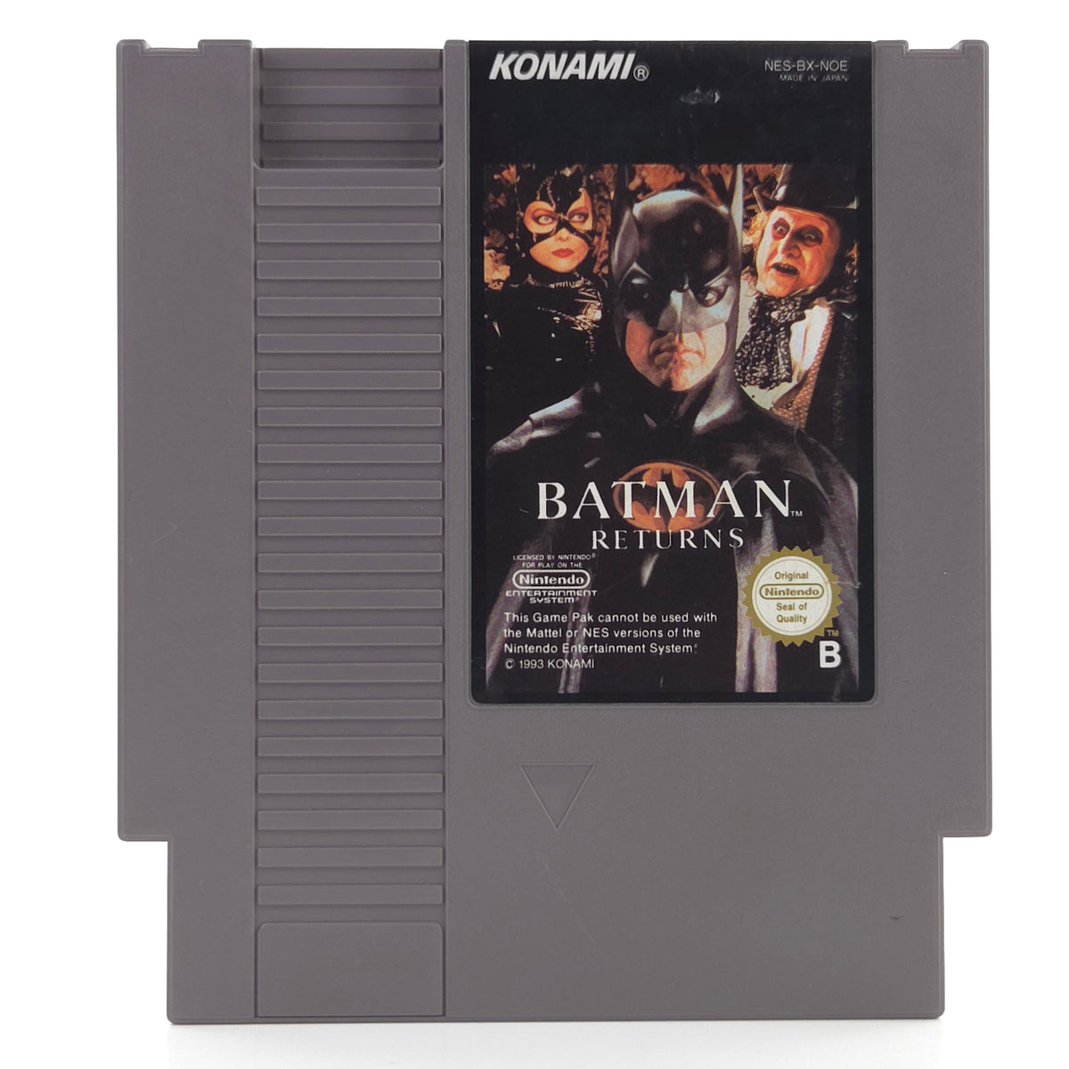 Nintendo NES Spiel Batman Returns Modul Schutzhülle NOE