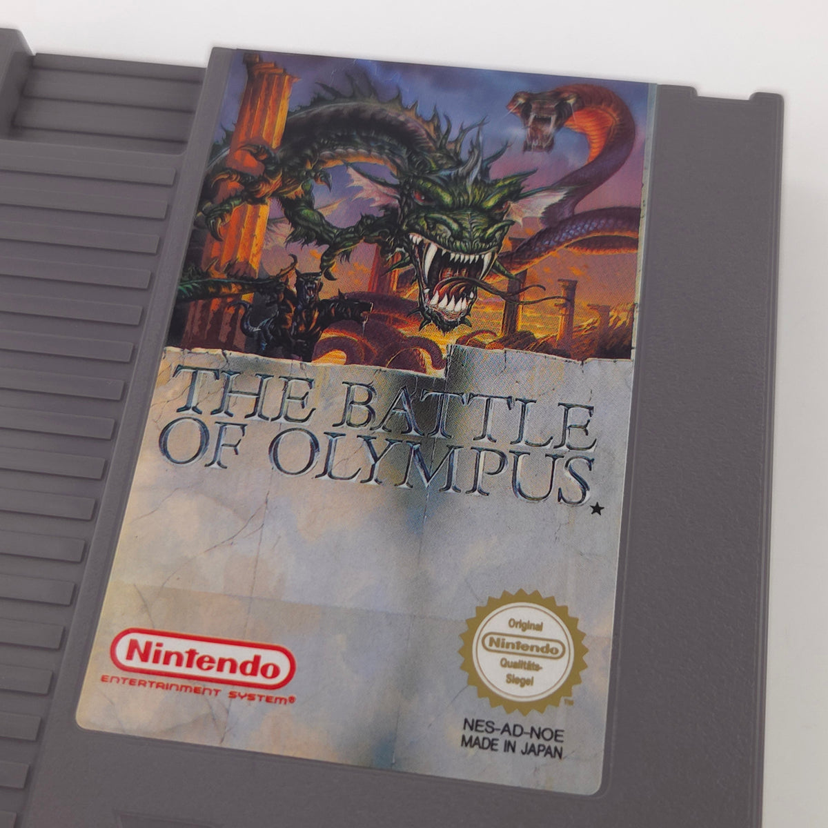 NES Spiel Battle of Olympus Modul Schuber PAL B NOE