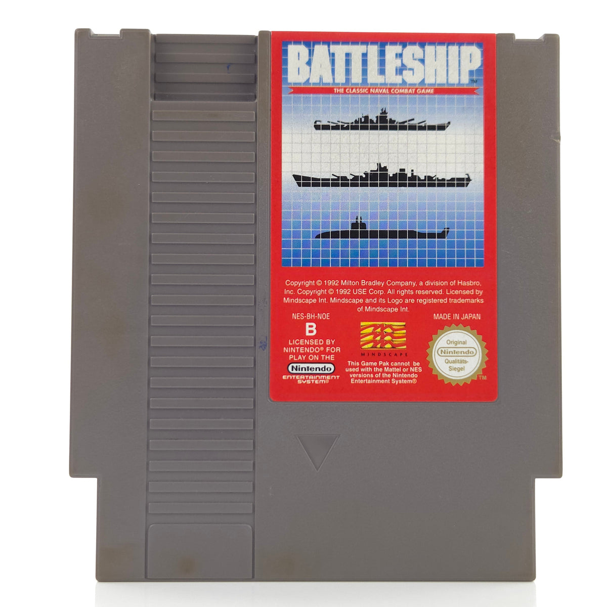 NES Spiel Battleship Classic Naval Combat Modul PAL NOE