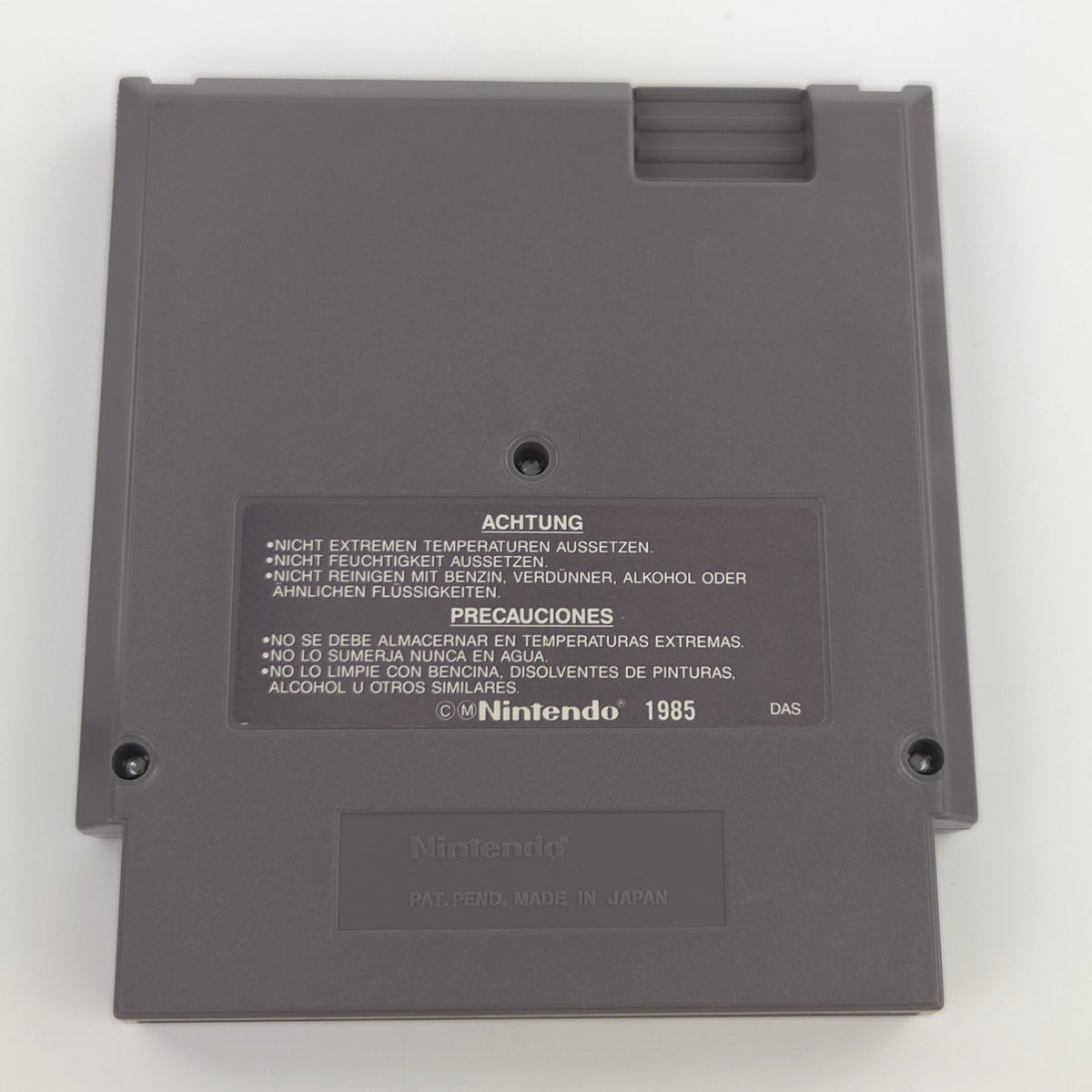 NES Spiel Bigfoot Modul Schuber Acclaim PAL NOE Sehr gut