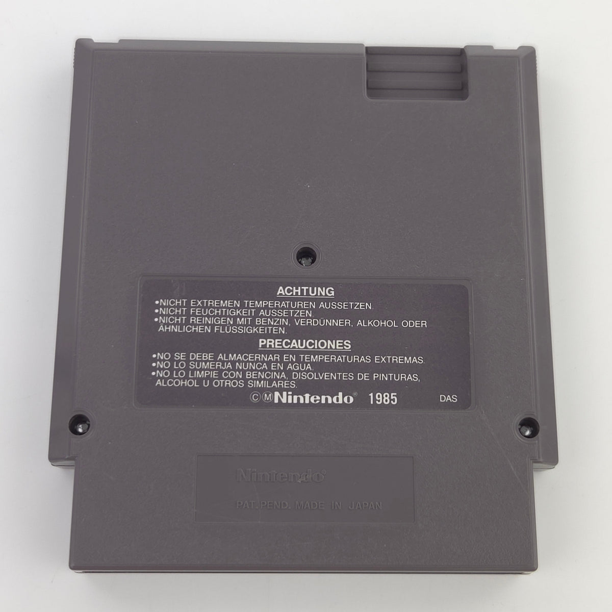 Nintendo NES Spiel Blades of Steel Modul Schutzhülle