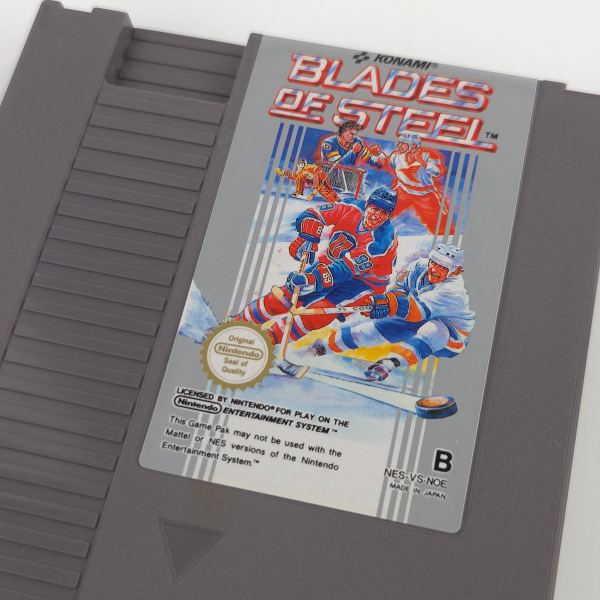 Nintendo NES Spiel Blades of Steel Modul Schutzhülle
