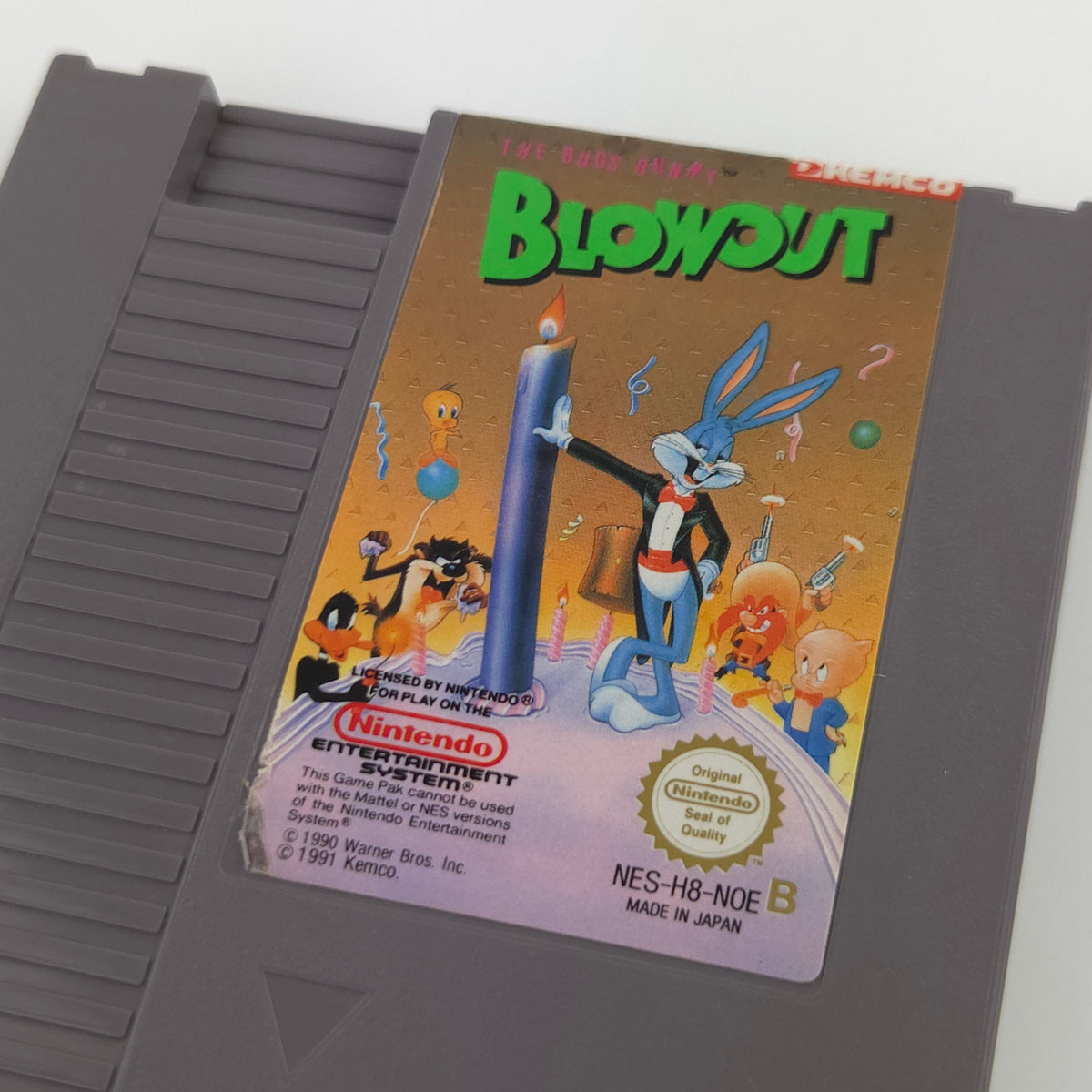 NES Spiel Blowout Modul Schutzhülle KEMCO PAL NOE