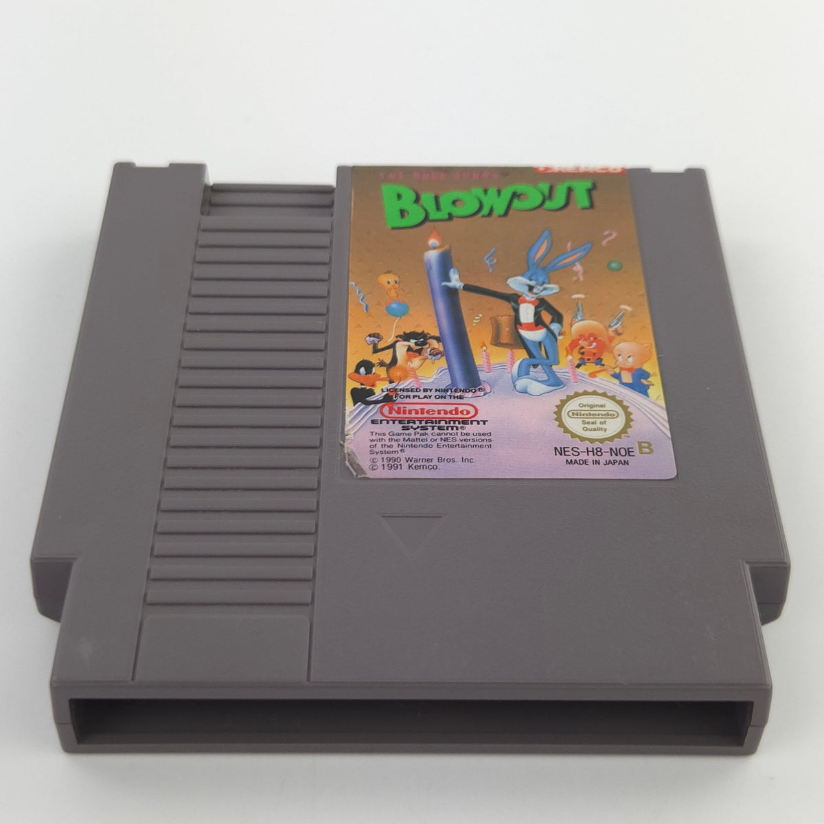 NES Spiel Blowout Modul Schutzhülle KEMCO PAL NOE