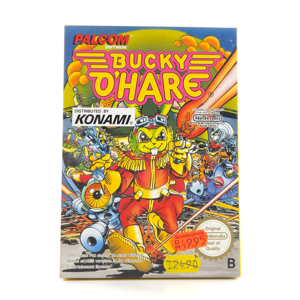 Nintendo NES Spiel Bucky O Hare CIB nahezu neuwertig