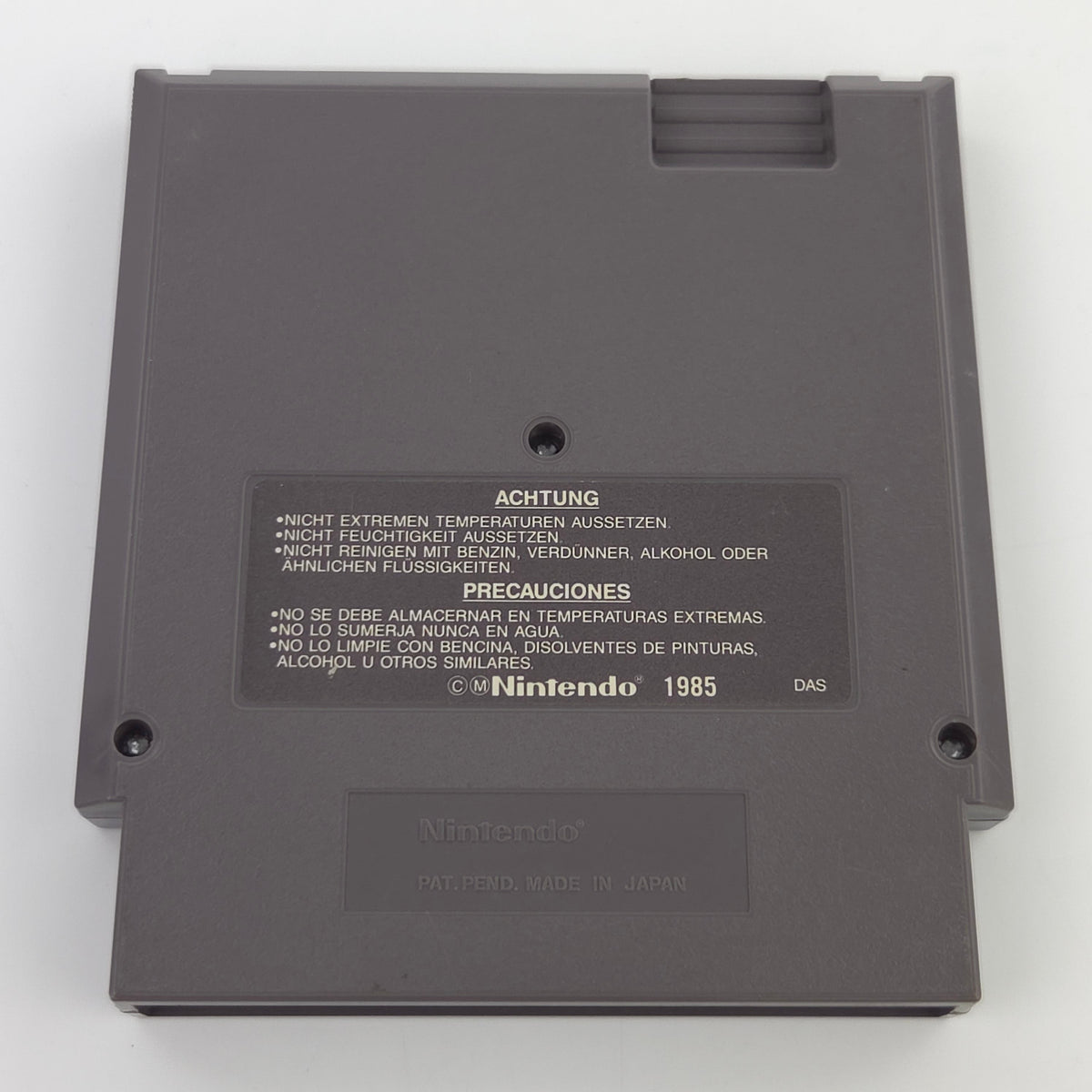 Nintendo NES Spiel California Games Modul Schutzhülle NOE