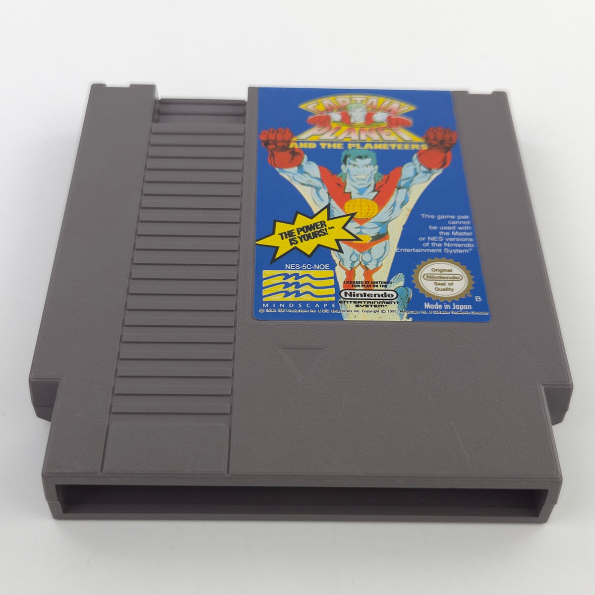 Nintendo NES Spiel Captain Planet Planeteers Modul PAL NOE