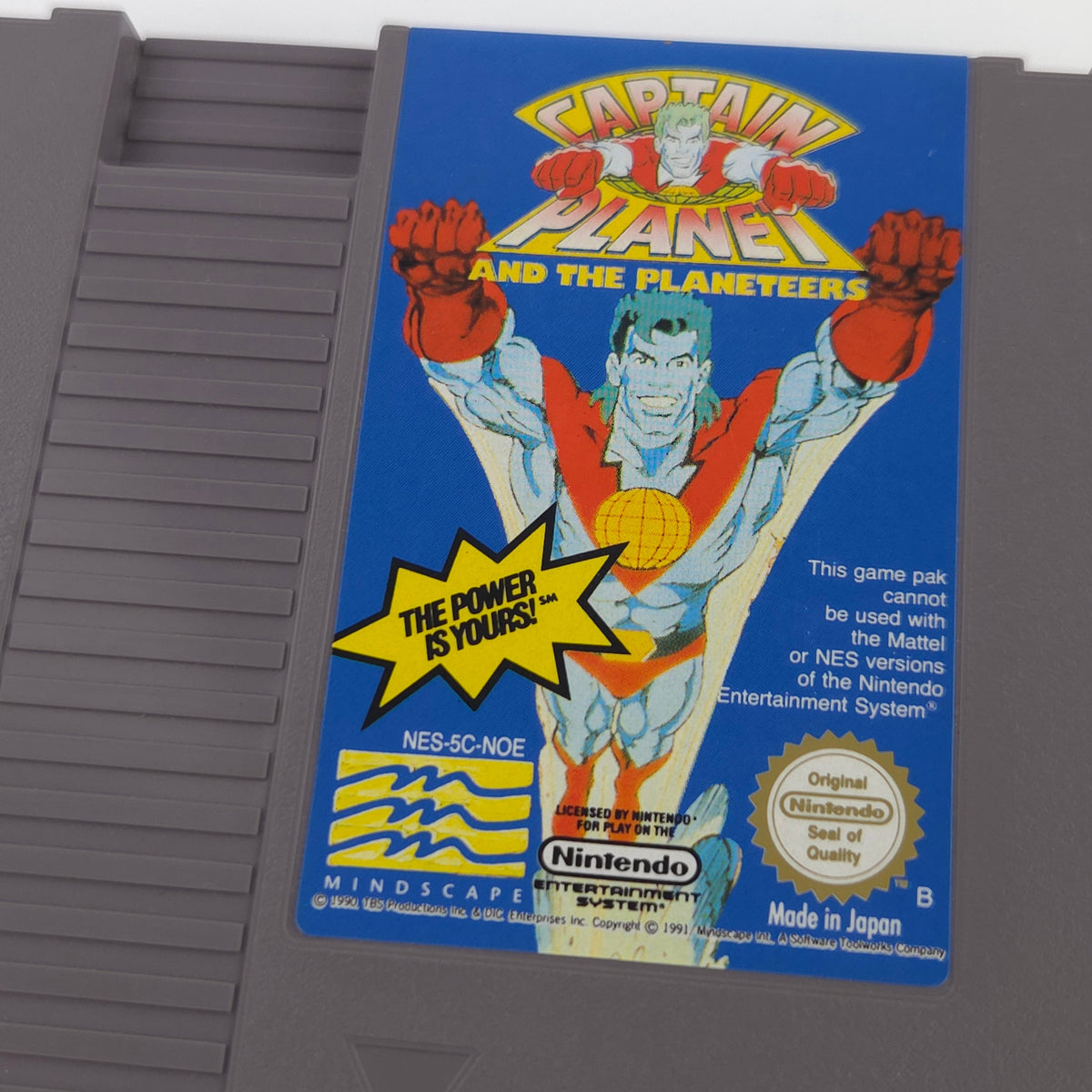 Nintendo NES Spiel Captain Planet Planeteers Modul PAL NOE
