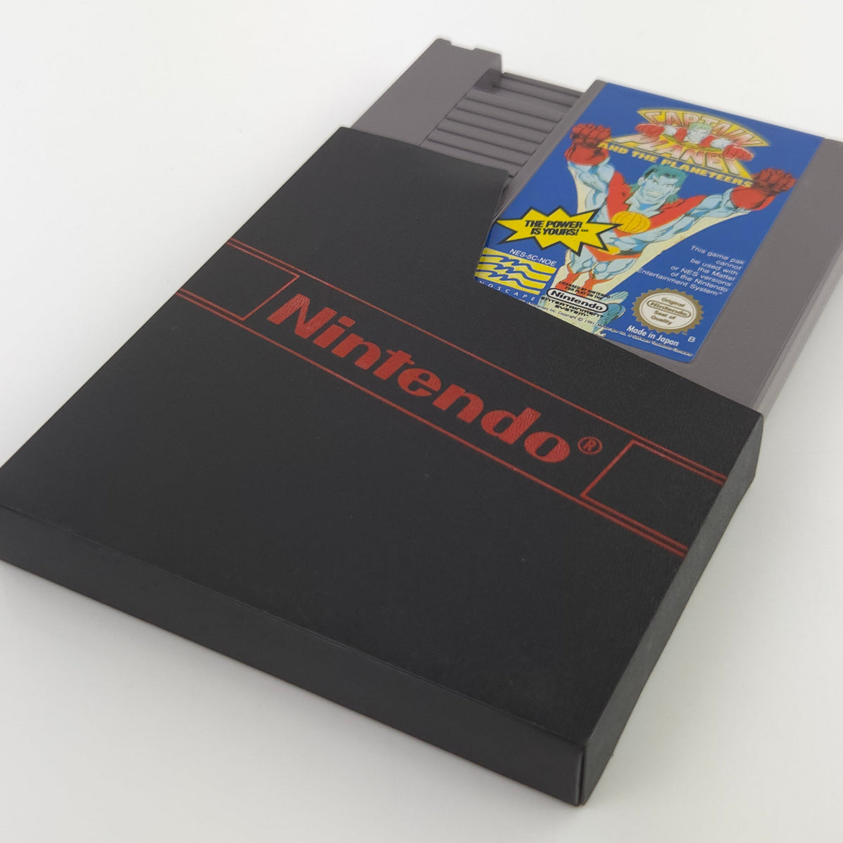 Nintendo NES Spiel Captain Planet Planeteers Modul Schuber