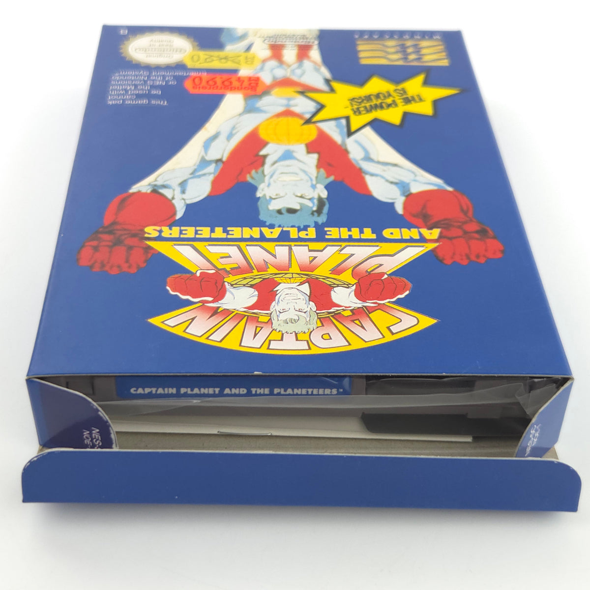 NES Spiel Captain Planet nahezu neuwertig OVP CIB