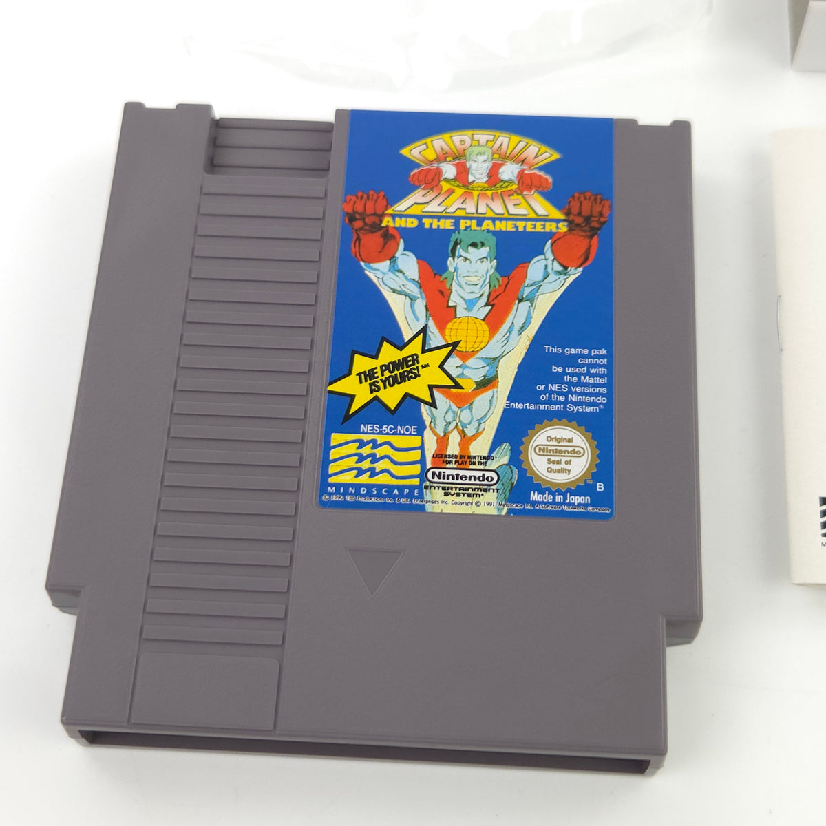 NES Spiel Captain Planet nahezu neuwertig OVP CIB