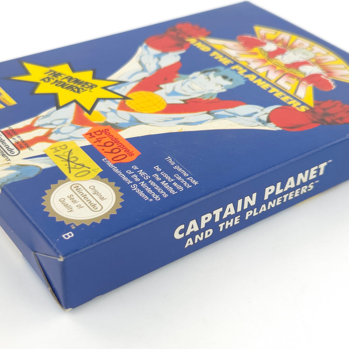 NES Spiel Captain Planet nahezu neuwertig OVP CIB