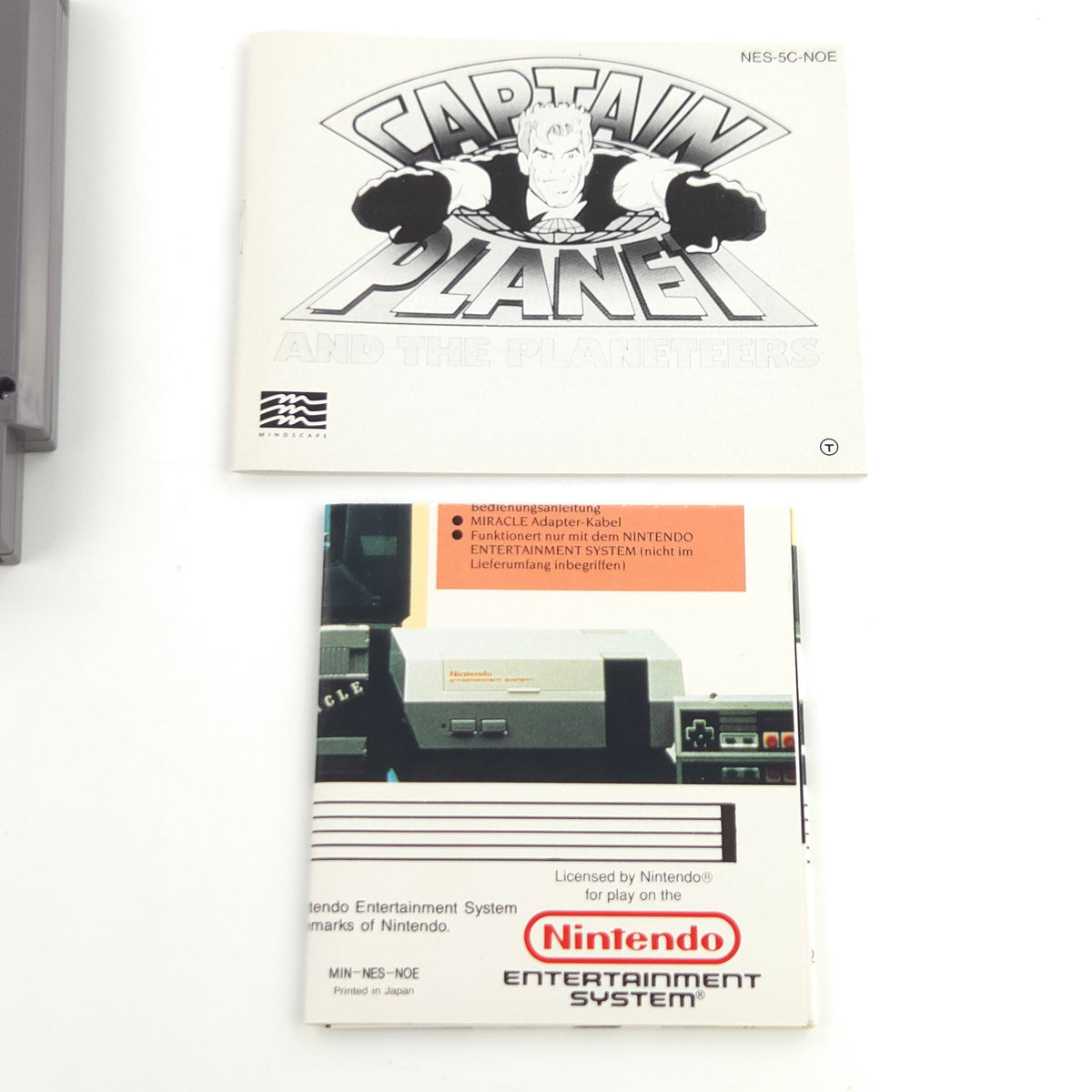 NES Spiel Captain Planet nahezu neuwertig OVP CIB