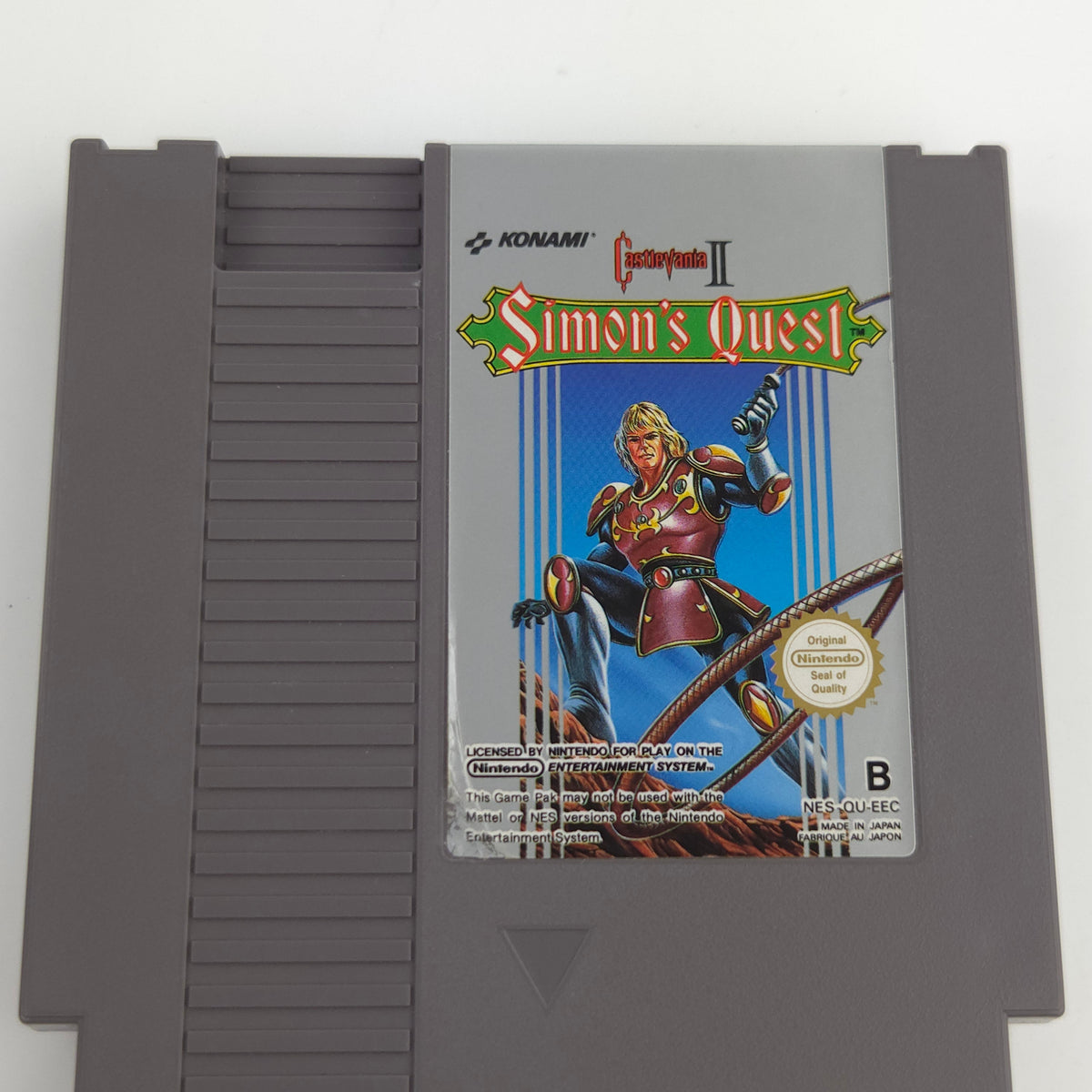NES Spiel Castlevania II Simons Quest Modul Schutzhülle