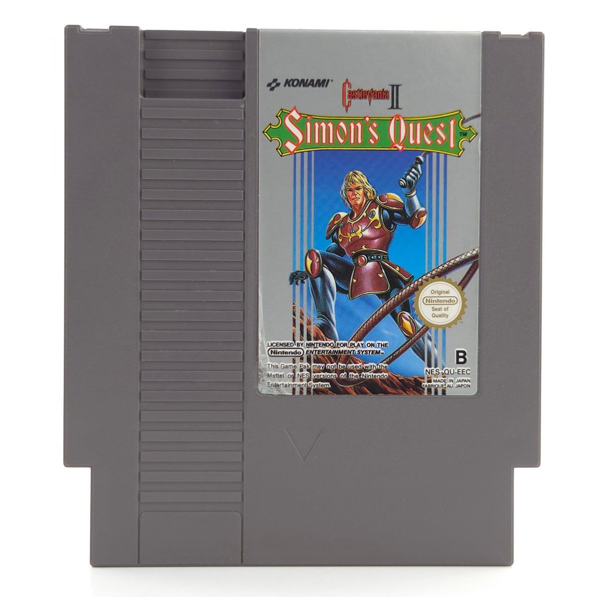 NES Spiel Castlevania II Simons Quest Modul Schutzhülle