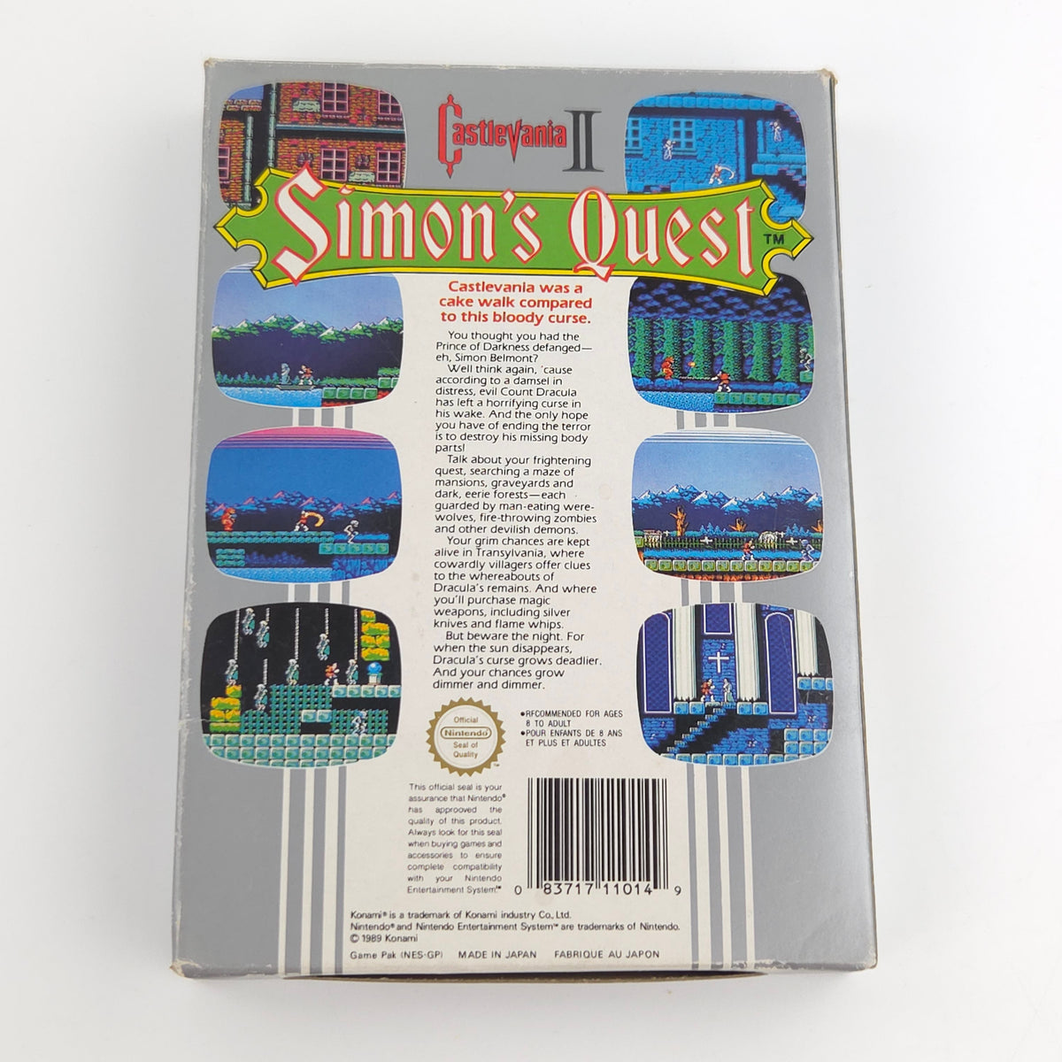 NES Spiel Castlevania II Simon´s Quest OVP PAL-B EEC
