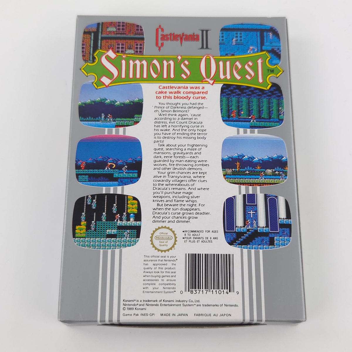 Nintendo NES Spiel – Castlevania II Simons Quest OVP