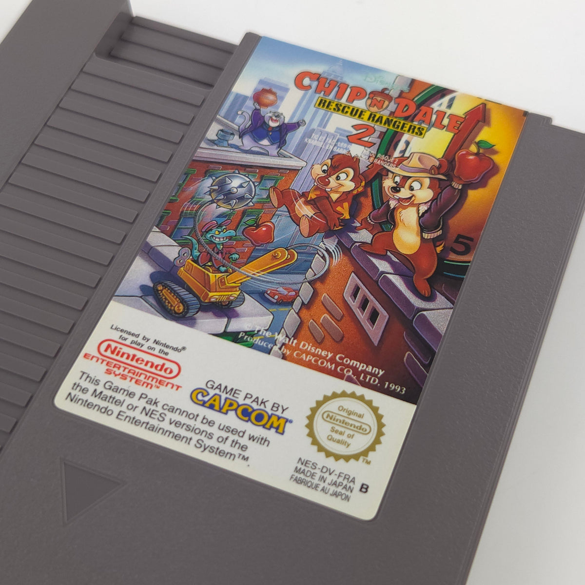 NES Spiel Chip N Dale Rescue Rangers 2 Modul Schuber FRA