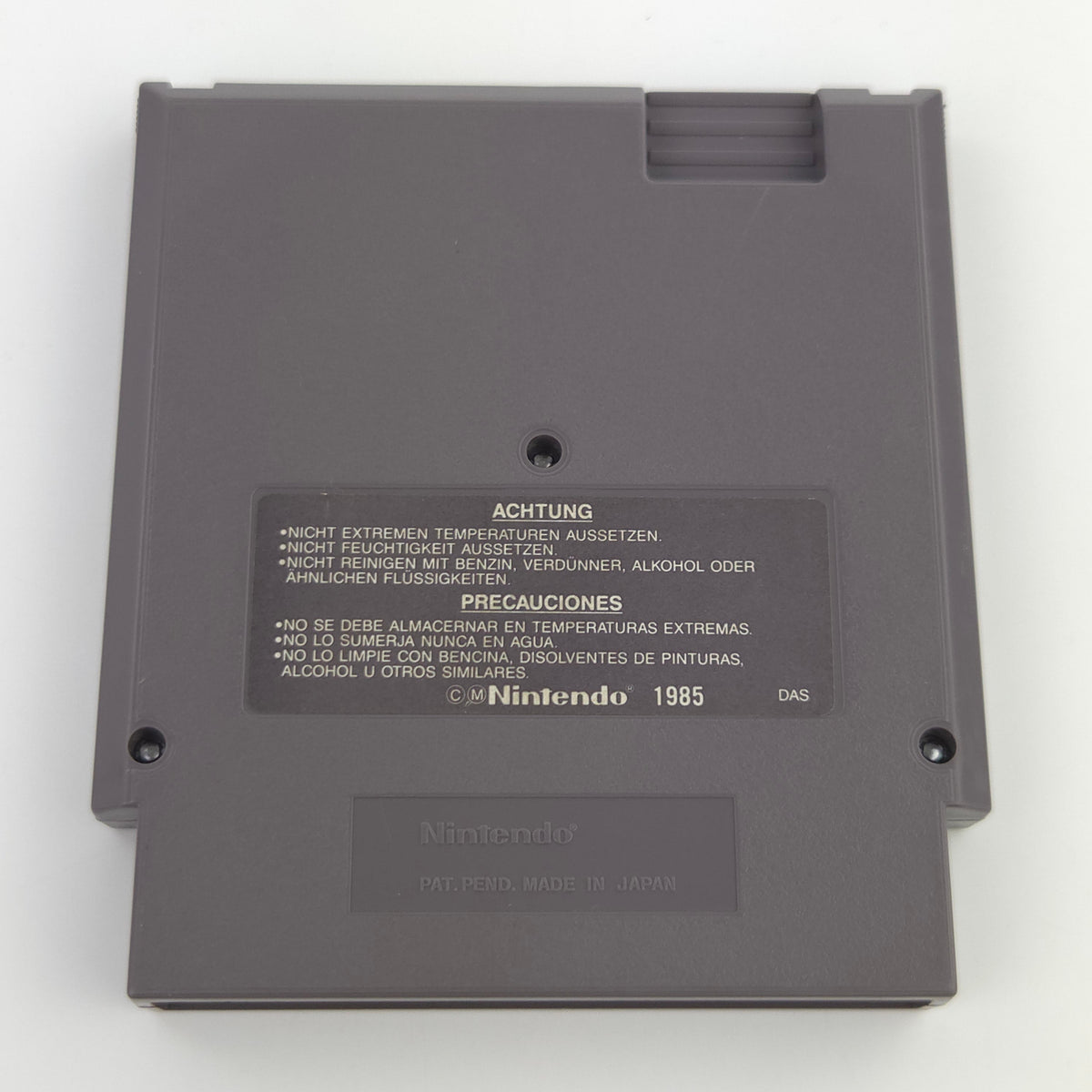 NES Spiel Corvette ZR-1 Challenge Modul Schutzhülle NOE