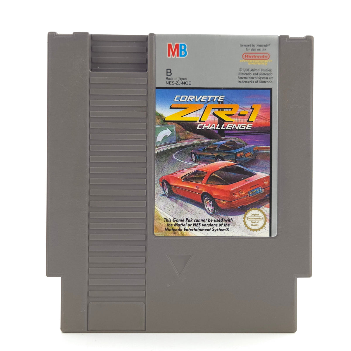 NES Spiel Corvette ZR-1 Challenge Modul Schutzhülle NOE