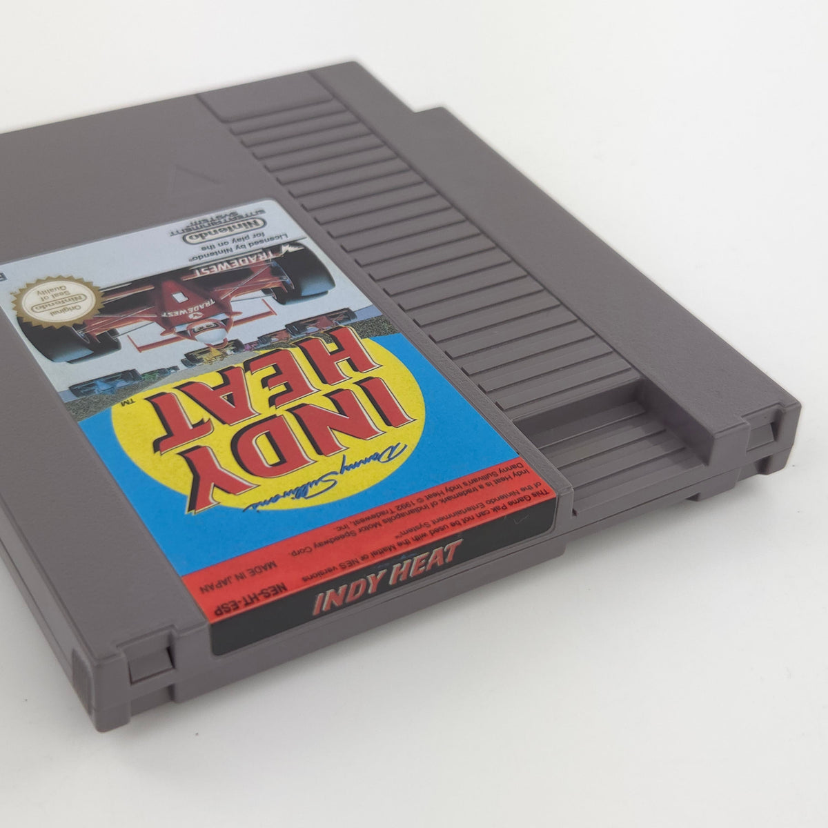 NES Spiel Danny Sullivans Indy Heat Modul Tradewest ESP