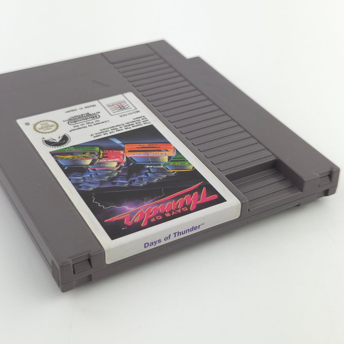 NES Spiel Days of Thunder Modul Schutzhülle PAL NOE