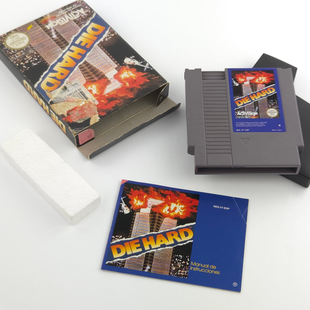 NES Spiel Die Hard CIB PAL ESP Activision OVP Anleitung