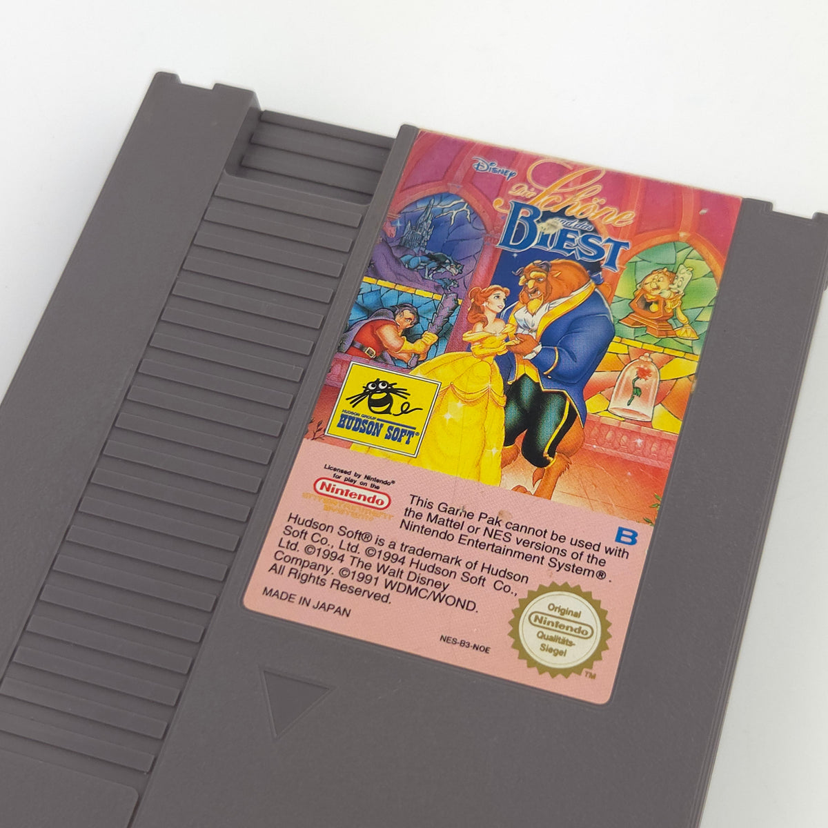 NES Spiel Die schöne und das Biest Modul Schutzhülle NOE
