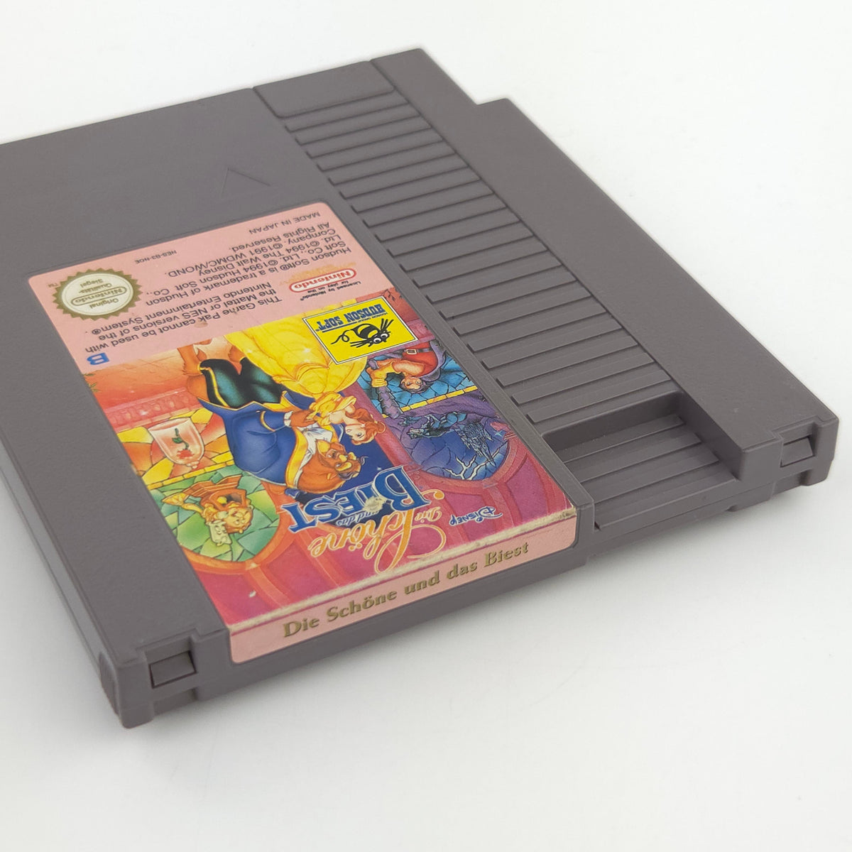 NES Spiel Die schöne und das Biest Modul Schutzhülle NOE
