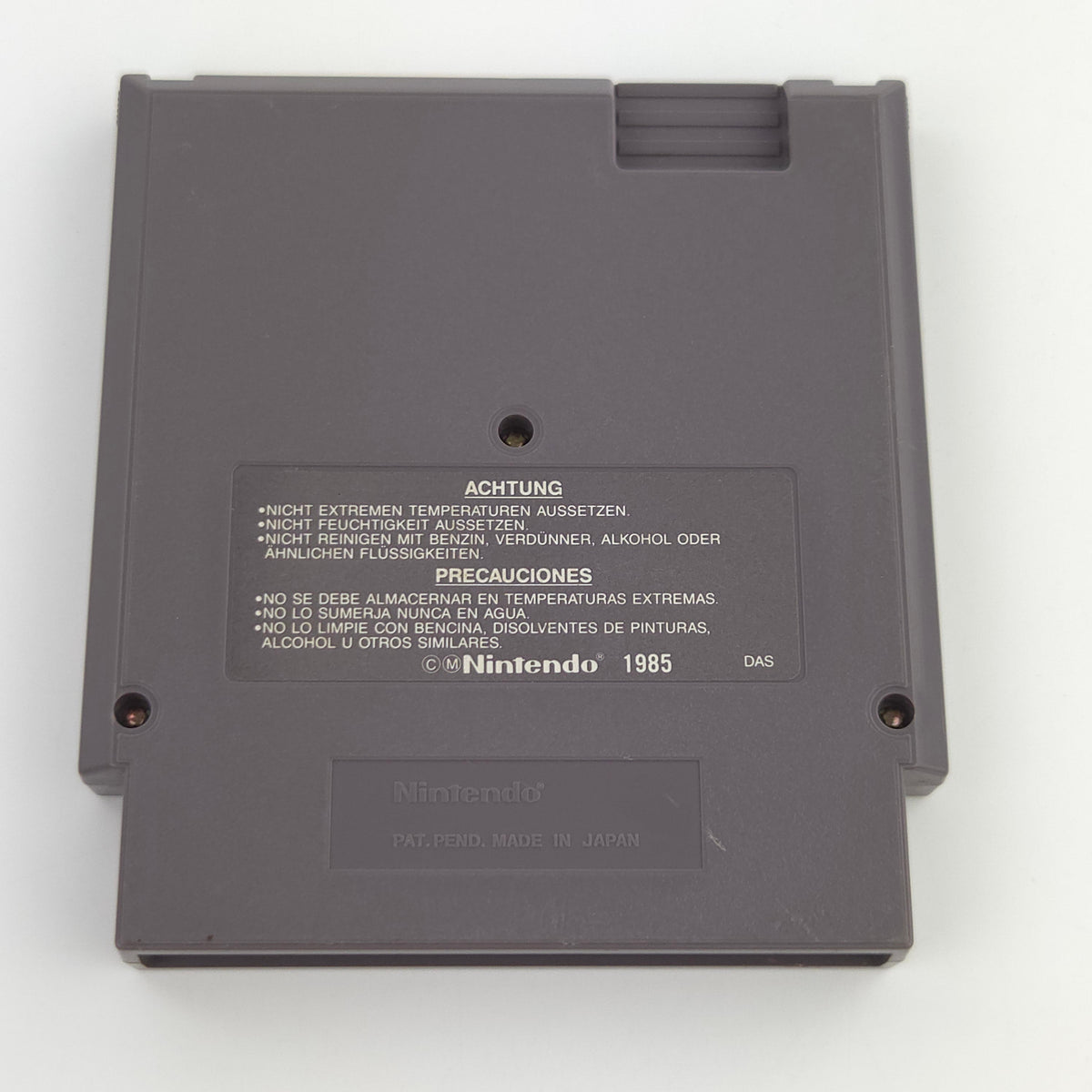 NES Spiel Die schöne und das Biest Modul Schutzhülle NOE