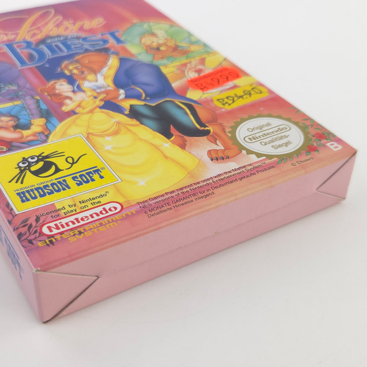 NES Spiel Disney Die Schöne und das Biest CIB nahezu neuwertig