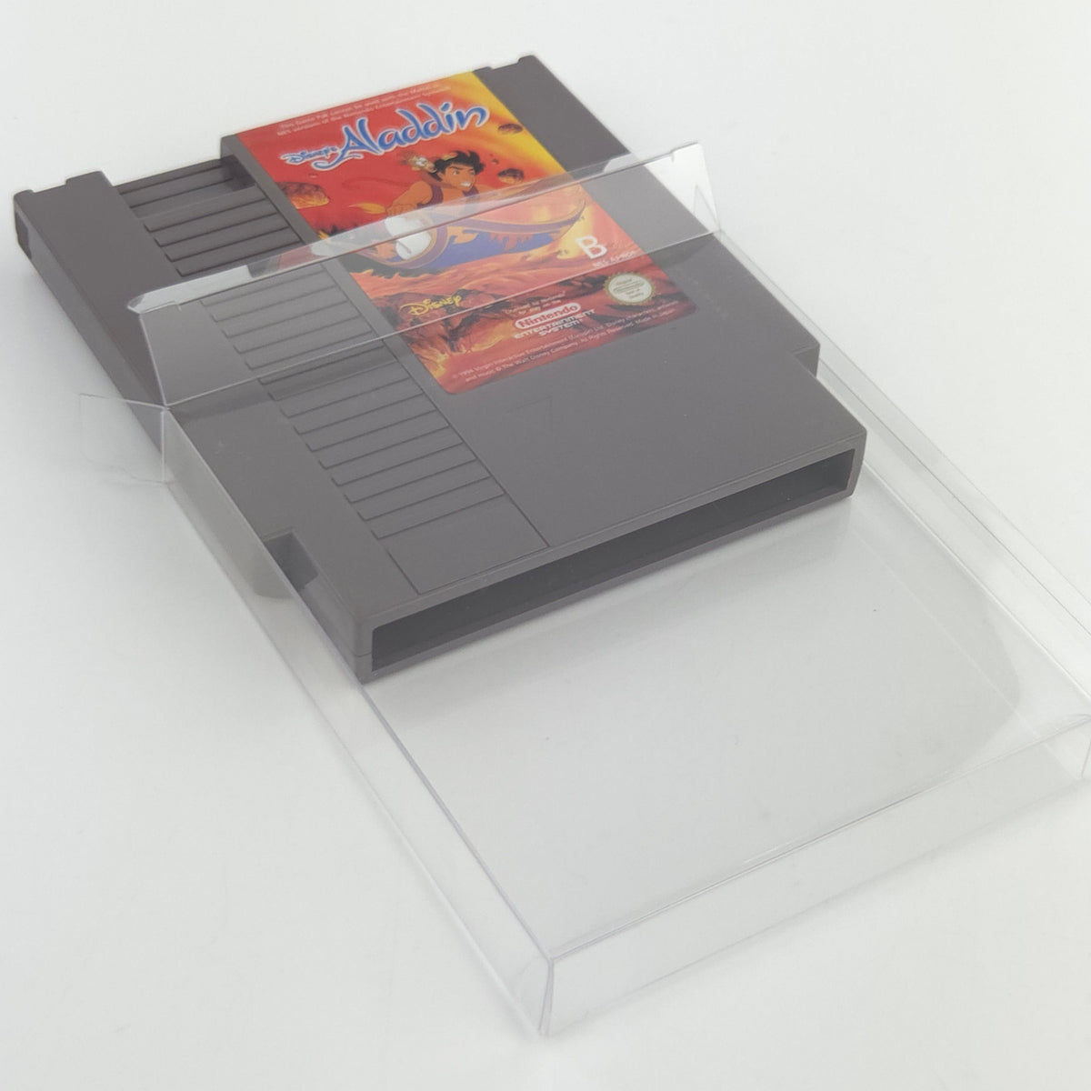 Nintendo NES Spiel Disneys Aladdin Modul Schutzhülle NOE