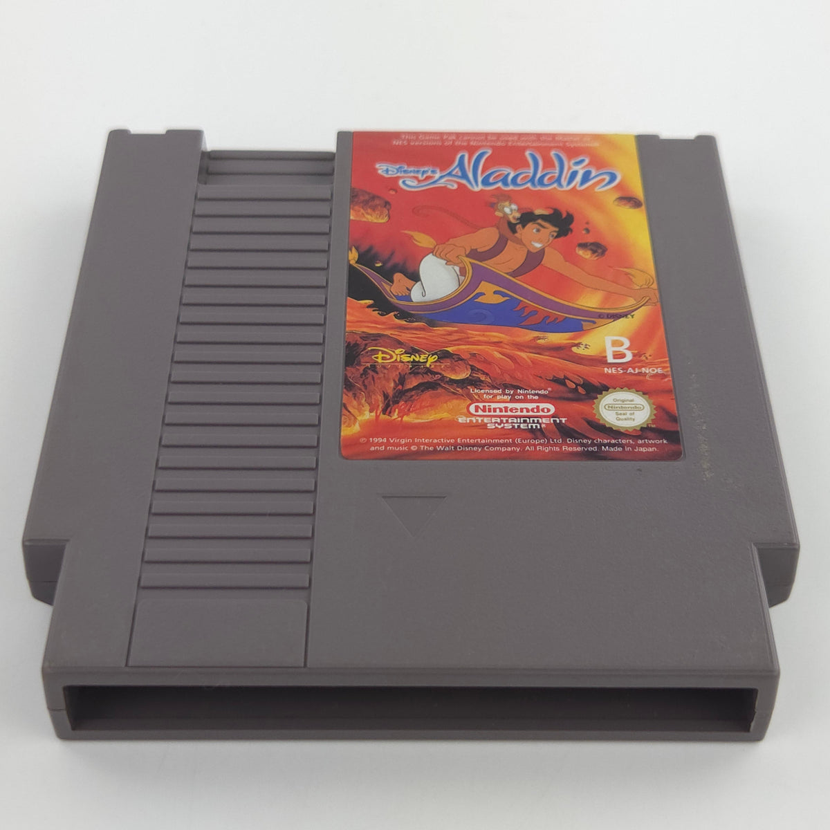 Nintendo NES Spiel Disneys Aladdin Modul Schutzhülle NOE