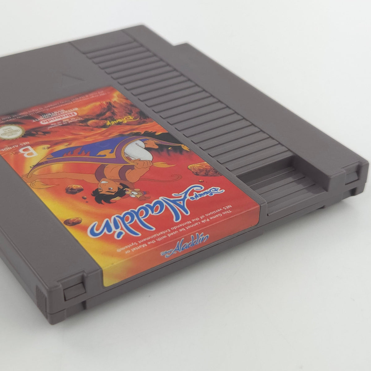 Nintendo NES Spiel Disneys Aladdin Modul Schutzhülle NOE