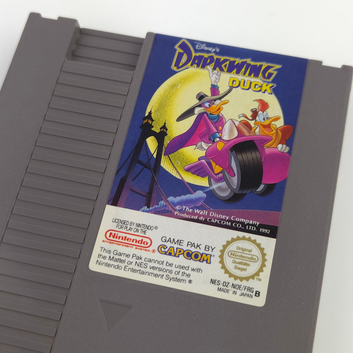 NES Spiel Darkwing Duck Modul Schutzhülle PAL B NOE